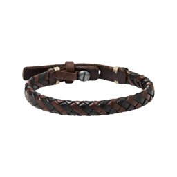 FOSSIL Brățară maro / negru