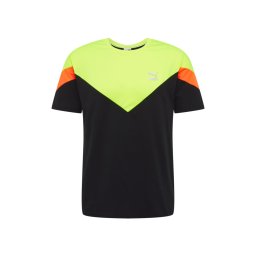 PUMA Tricou 'MCS' verde măr / portocaliu închis / negru