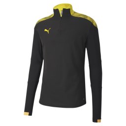 PUMA Hanorac sport galben / negru