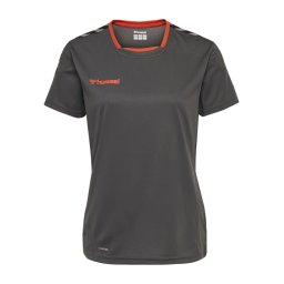 Hummel Tricot gri închis / roșu orange