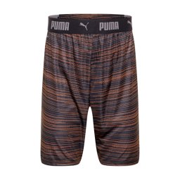 PUMA Pantaloni sport gri închis / portocaliu închis / negru