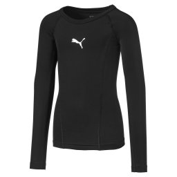 PUMA Tricou funcțional negru / alb