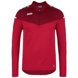 JAKO Hanorac sport 'Champ 2.0' sângeriu / roșu vin / roșu carmin / alb