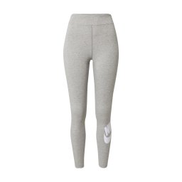 Nike Sportswear Leggings 'Essential' gri amestecat / alb