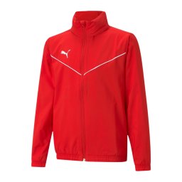 PUMA Geacă sport 'TeamRise' roșu / alb