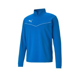 PUMA Hanorac sport 'TeamRise' albastru / alb