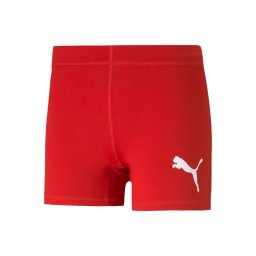 PUMA Pantaloni sport roșu / alb