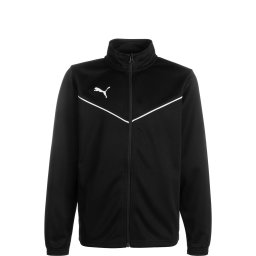 PUMA Geacă sport 'TeamRise' negru / alb