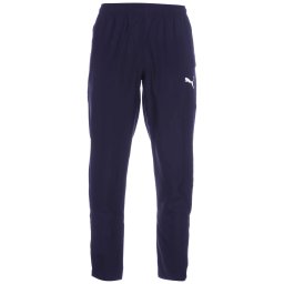 PUMA Pantaloni sport 'TeamRise' albastru marin / alb
