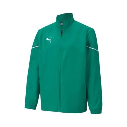 PUMA Geacă sport 'TeamRise' verde / alb