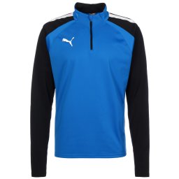 PUMA Hanorac sport 'Team Liga' albastru / negru / alb