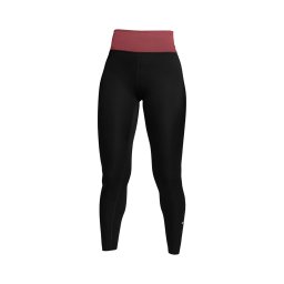 NIKE Pantaloni sport 'One Luxe' roșu pastel / negru