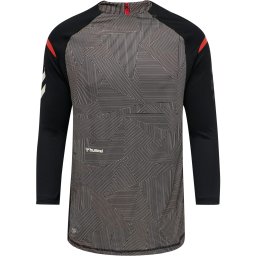 Hummel Tricou funcțional 'Pro XK Game' gri închis / roșu / negru / alb