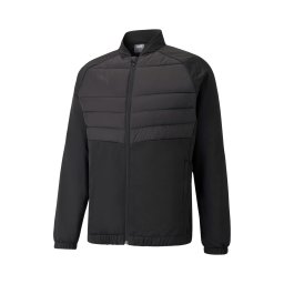 PUMA Geacă sport 'TeamLiga' gri metalic / negru