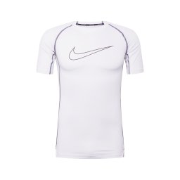 NIKE Tricou funcțional negru / alb