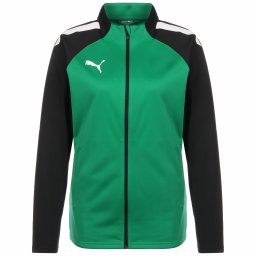 PUMA Geacă sport 'Team Liga' verde / negru / alb