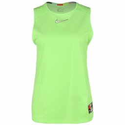 NIKE Sport top 'Bonito 2.0' verde limetă / negru / alb natural