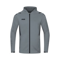 JAKO Geacă sport 'Challenge' gri închis / negru
