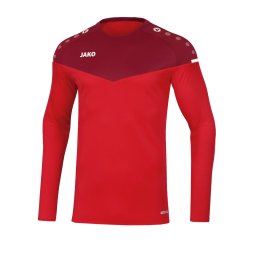 JAKO Tricou funcțional 'Champ' roșu / roşu închis / alb