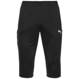 PUMA Pantaloni sport negru / alb