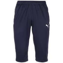 PUMA Pantaloni sport bleumarin / alb