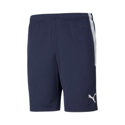 PUMA Pantaloni sport 'TeamLiga' albastru închis / alb