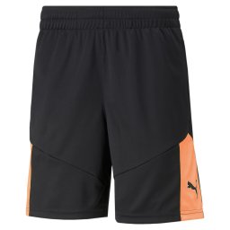PUMA Pantaloni sport 'Individual Final' portocaliu / negru