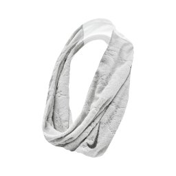 NIKE Bandană sport gri / alb