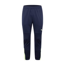 PUMA Pantaloni sport albastru închis / galben neon