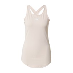 ADIDAS PERFORMANCE Sport top 'Essentials' gri taupe / alb