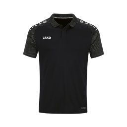 JAKO Tricou funcțional negru / alb