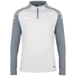 JAKO Tricou funcțional 'Challenge' gri / gri bazalt / gri deschis / alb