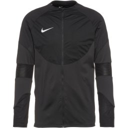 NIKE Jachetă de trening 'Strike Winter Warrior' gri închis / negru / alb