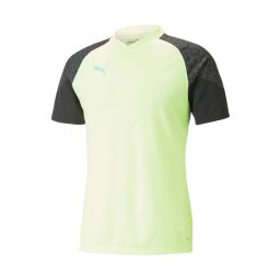 PUMA Tricou funcțional galben neon / gri închis / negru