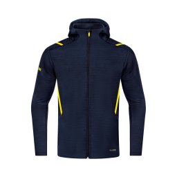 JAKO Geacă sport albastru noapte / galben neon