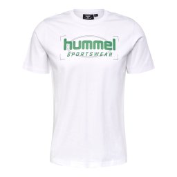 Hummel Tricou 'Harry' verde iarbă / negru / alb