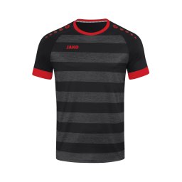 JAKO Tricot 'Celtic' gri închis / roși aprins / negru