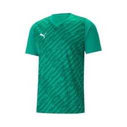 PUMA Tricou funcțional verde / verde închis / alb