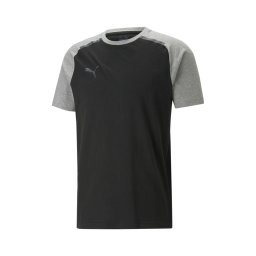PUMA Tricou funcțional 'Team CUP' gri amestecat / negru
