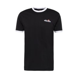 ELLESSE Tricou 'Meduno' negru / alb