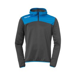 KEMPA Hanorac sport albastru / gri metalic / alb