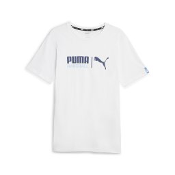 PUMA Tricou funcțional albastru închis / alb