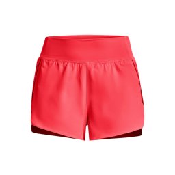 UNDER ARMOUR Pantaloni sport 'Flex Woven' roșu pastel / negru