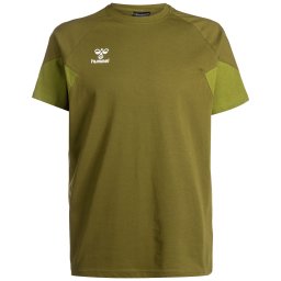 Hummel Tricou funcțional 'Travel' kaki / oliv / alb
