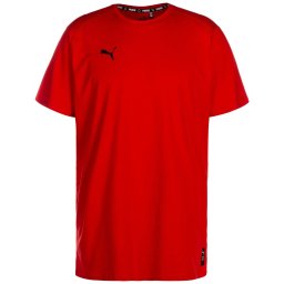 PUMA Tricou funcțional 'Hoops Team' roșu / negru