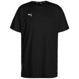 PUMA Tricou funcțional 'Hoops Team' negru / alb