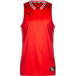 PUMA Tricot 'Hoops Team Game' roșu / negru / alb