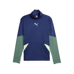 PUMA Tricou funcțional albastru închis / verde / alb