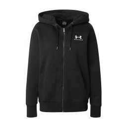 UNDER ARMOUR Hanorac 'Essential' negru / alb