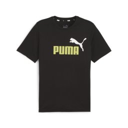 PUMA Tricou funcțional 'Essentials' verde măr / negru / alb